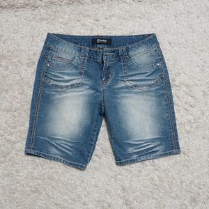 Rewash Bermuda Light Wash Jean Shorts Size 9 Juniors